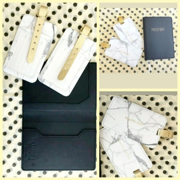 Via Lorenzo N.26 Passport Case & 2 Luggage Tags - Picture 4 of 7